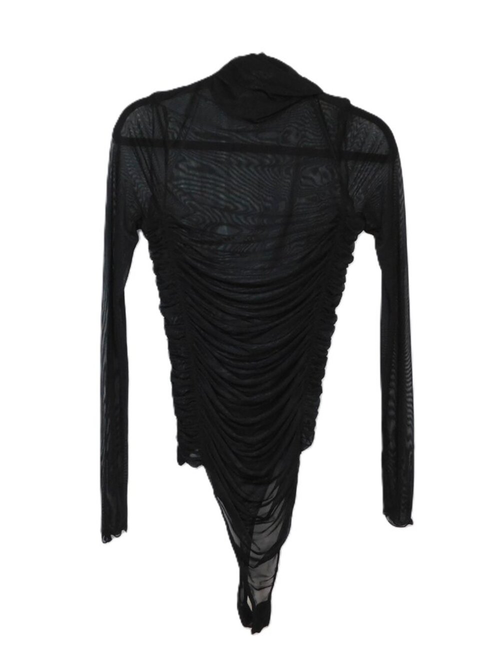 Intimately Free People Black Sheer Risk It All Bodysuit | Goth Emo | EUC | L - Picture 4 of 6